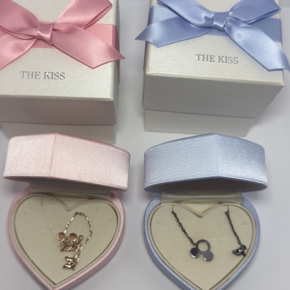 The kiss japan brand Couple bracelet Disney Silver Mickey Mouse bracelet silver